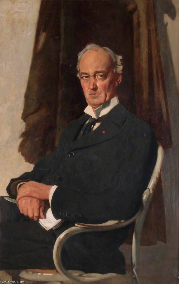 Wikioo.org - The Encyclopedia of Fine Arts - Painting, Artwork by William Newenham Montague Orpen - Lord Riddell