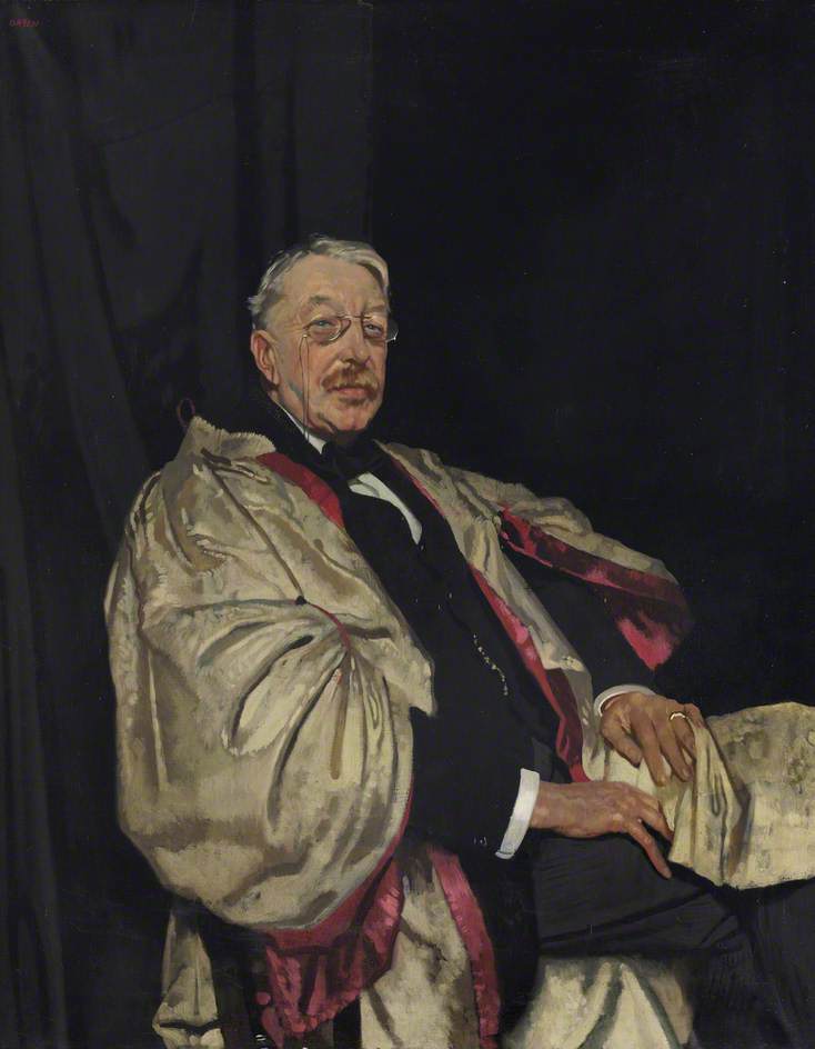 Wikioo.org - The Encyclopedia of Fine Arts - Painting, Artwork by William Newenham Montague Orpen - Charles Villiers Stanford (1852–1924), Trinity College Organist and Composer