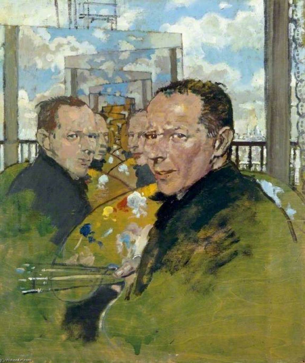 Wikioo.org - The Encyclopedia of Fine Arts - Painting, Artwork by William Newenham Montague Orpen - Self Portrait