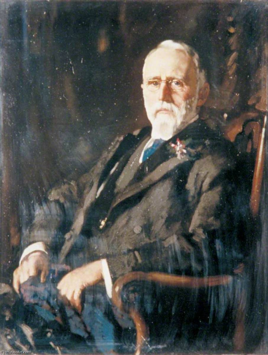 Wikioo.org - The Encyclopedia of Fine Arts - Painting, Artwork by William Newenham Montague Orpen - Sir Evan Spicer (1849–1937)