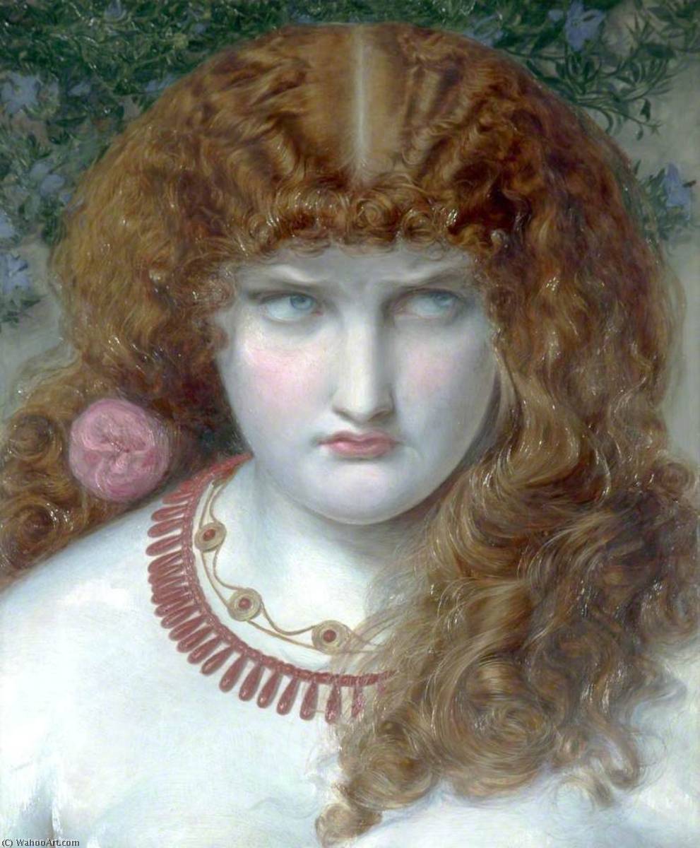 Wikioo.org - The Encyclopedia of Fine Arts - Painting, Artwork by Anthony Frederick Augustus Sandys - Helen of Troy
