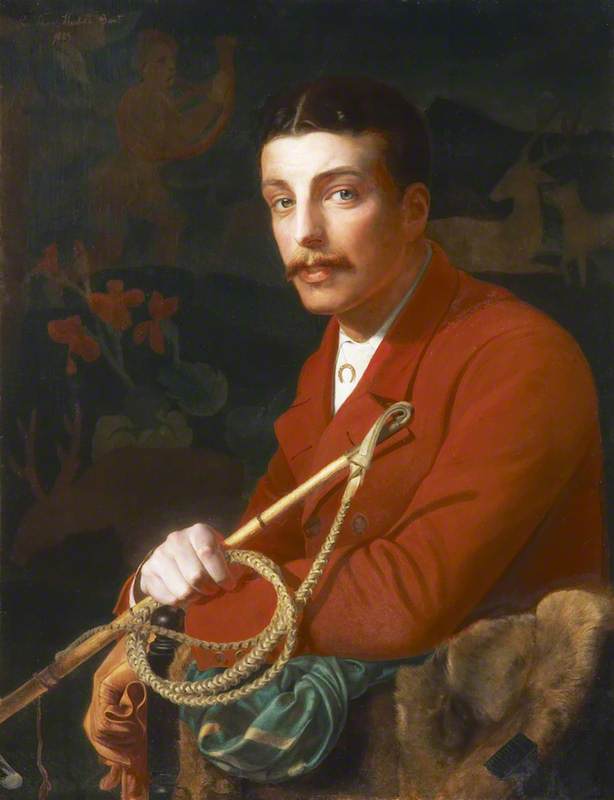 WikiOO.org - Encyclopedia of Fine Arts - Lukisan, Artwork Anthony Frederick Augustus Sandys - Sir Thomas George Fermor Hesketh (1849–1924), 7th Bt, of Rufford
