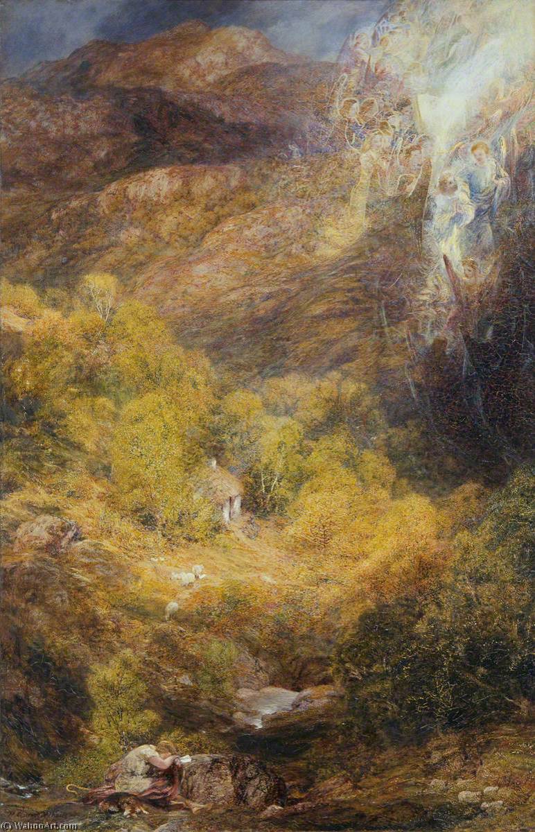 Wikioo.org - The Encyclopedia of Fine Arts - Painting, Artwork by Henry Clarence Whaite - The Shepherd's Dream