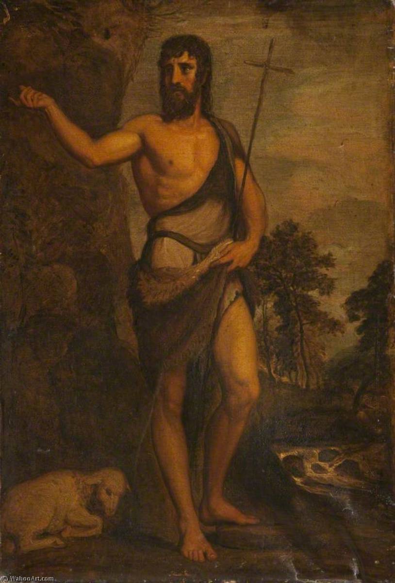 Wikioo.org - The Encyclopedia of Fine Arts - Painting, Artwork by Joseph Arthur Palliser Severn - Saint John the Baptist (after Titian)