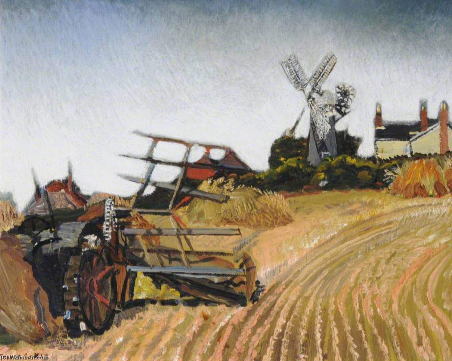 Wikioo.org - The Encyclopedia of Fine Arts - Painting, Artwork by Francis Ferdinand Maurice Cook - Paston Old Mill, Mundesley, Norfolk