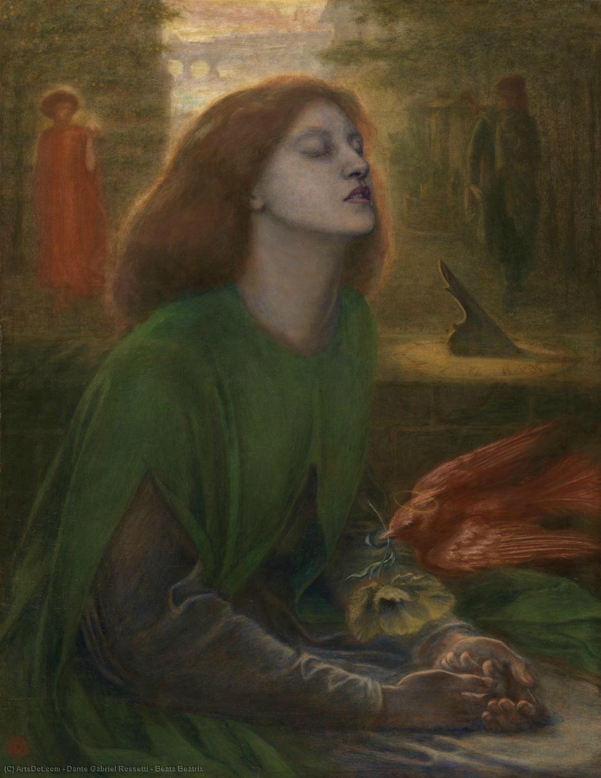 WikiOO.org - Enciclopedia of Fine Arts - Pictura, lucrări de artă Dante Gabriel Rossetti - Beata Beatrix