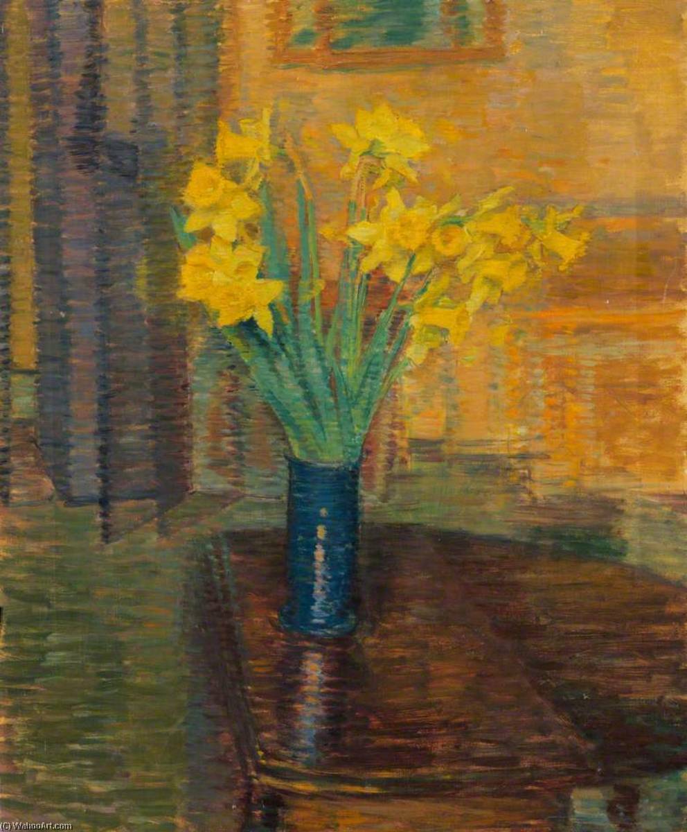 Wikioo.org - The Encyclopedia of Fine Arts - Painting, Artwork by Evan Walters - Daffodils