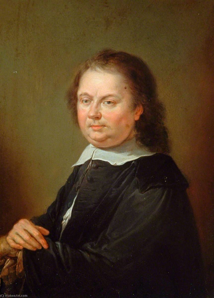 WikiOO.org - Enciclopedia of Fine Arts - Pictura, lucrări de artă Willem Van Mieris - Portrait of an Unknown Gentleman