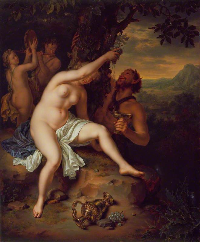 Wikioo.org - The Encyclopedia of Fine Arts - Painting, Artwork by Willem Van Mieris - Bacchanalian Scene