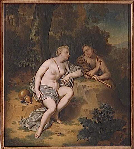 Wikioo.org - The Encyclopedia of Fine Arts - Painting, Artwork by Willem Van Mieris - BACCHUS ET ARIANE