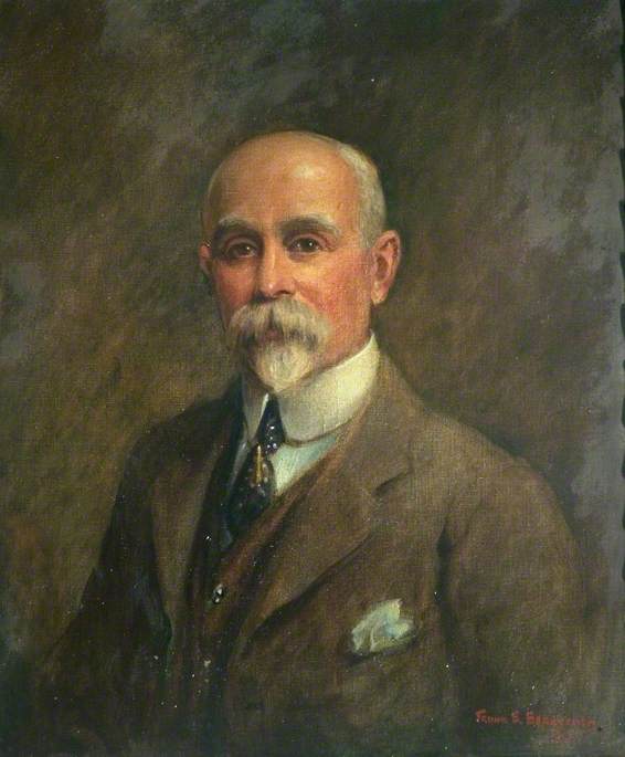 Wikioo.org - The Encyclopedia of Fine Arts - Painting, Artwork by Frank Ernest Beresford - George Herbert Strutt (1854–1928), First Chairman of Belper Urban District Council