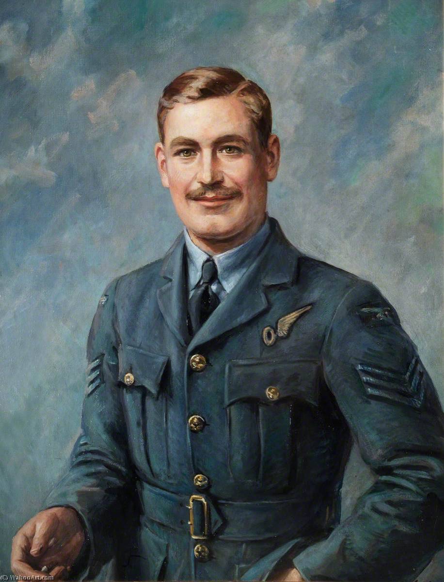 Wikioo.org - The Encyclopedia of Fine Arts - Painting, Artwork by Frank Ernest Beresford - Sergeant Thomas Gray (1914–1940), VC