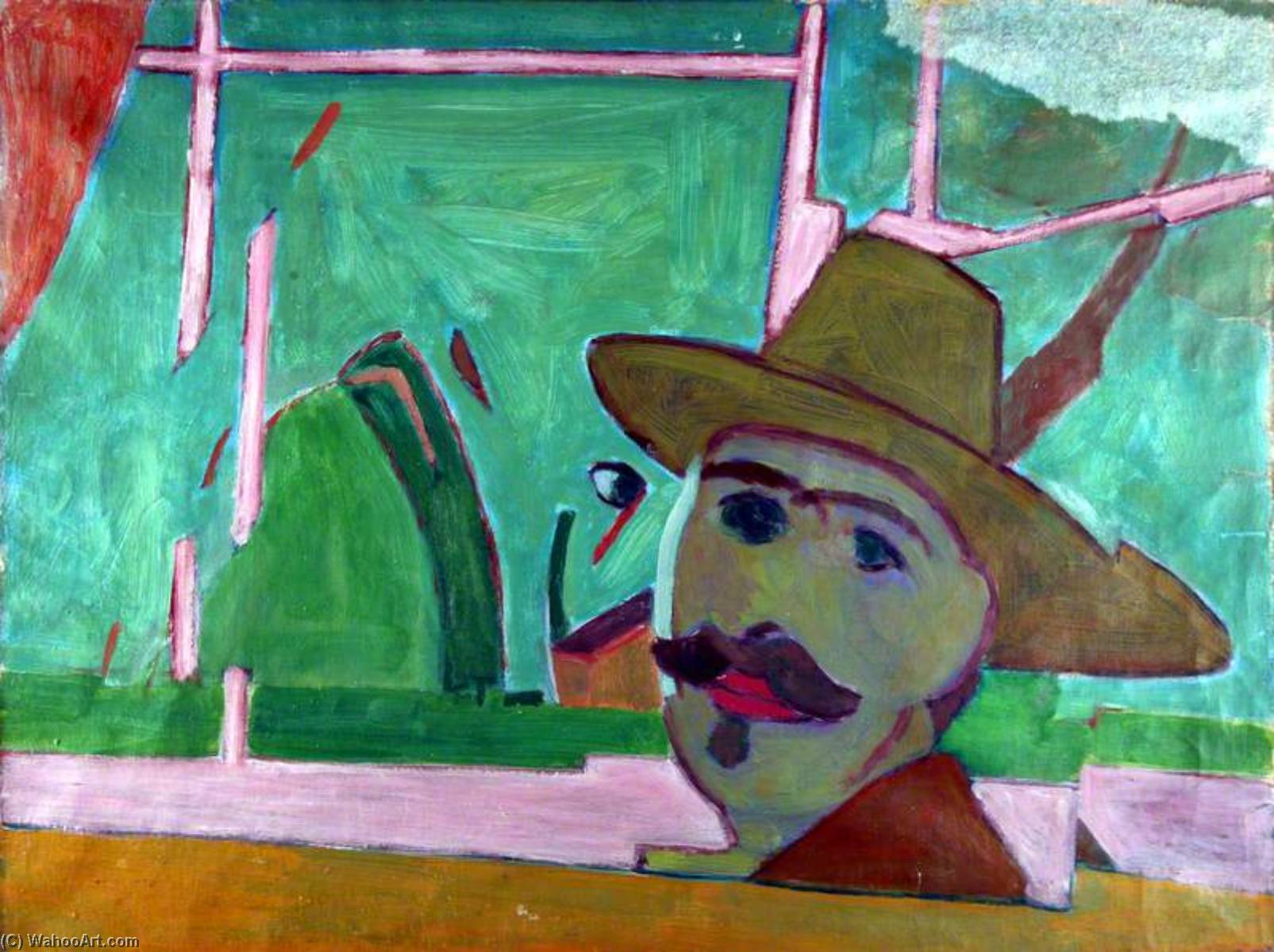 Wikioo.org - The Encyclopedia of Fine Arts - Painting, Artwork by Evan Walters - Self Portrait