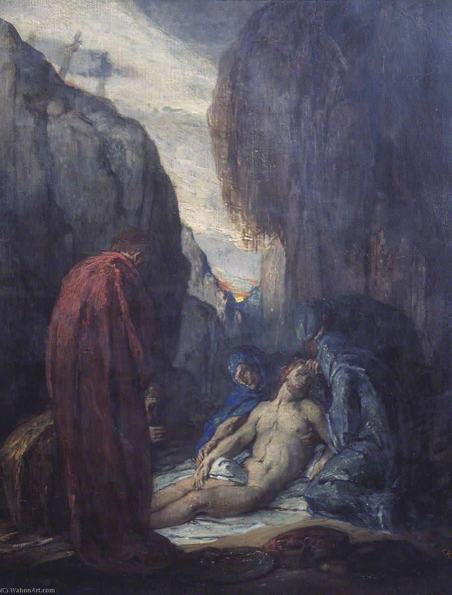 Wikioo.org - The Encyclopedia of Fine Arts - Painting, Artwork by Charles De Sousy Ricketts - Deposition from the Cross