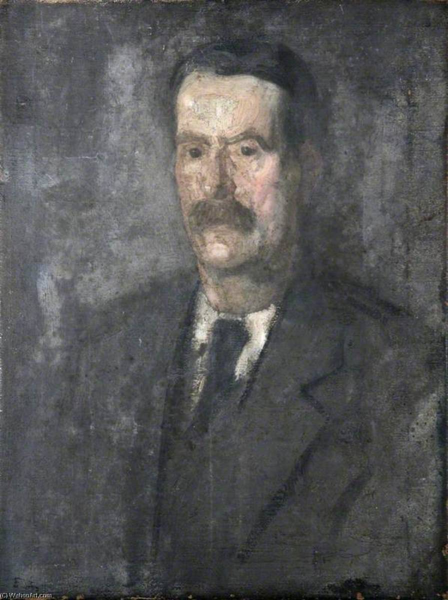 WikiOO.org - دایره المعارف هنرهای زیبا - نقاشی، آثار هنری Evan Walters - Portrait of an Unknown Man