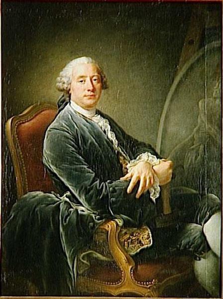 Wikioo.org – L'Encyclopédie des Beaux Arts - Peinture, Oeuvre de François Hubert Drouais - GUILLAUME II COUSTOU ( 1716 1777 )