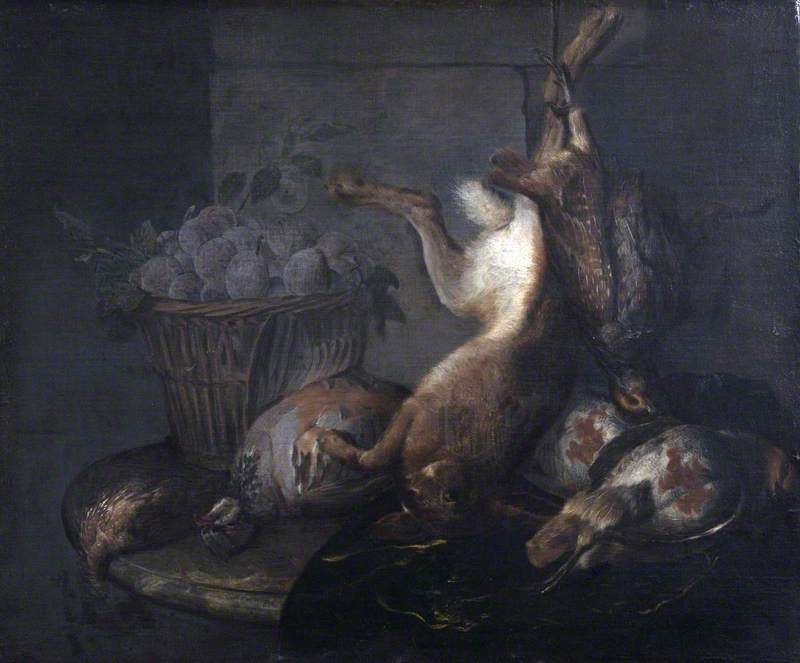 Wikioo.org - The Encyclopedia of Fine Arts - Painting, Artwork by Alexandre François Desportes - Still Life with Dead Game