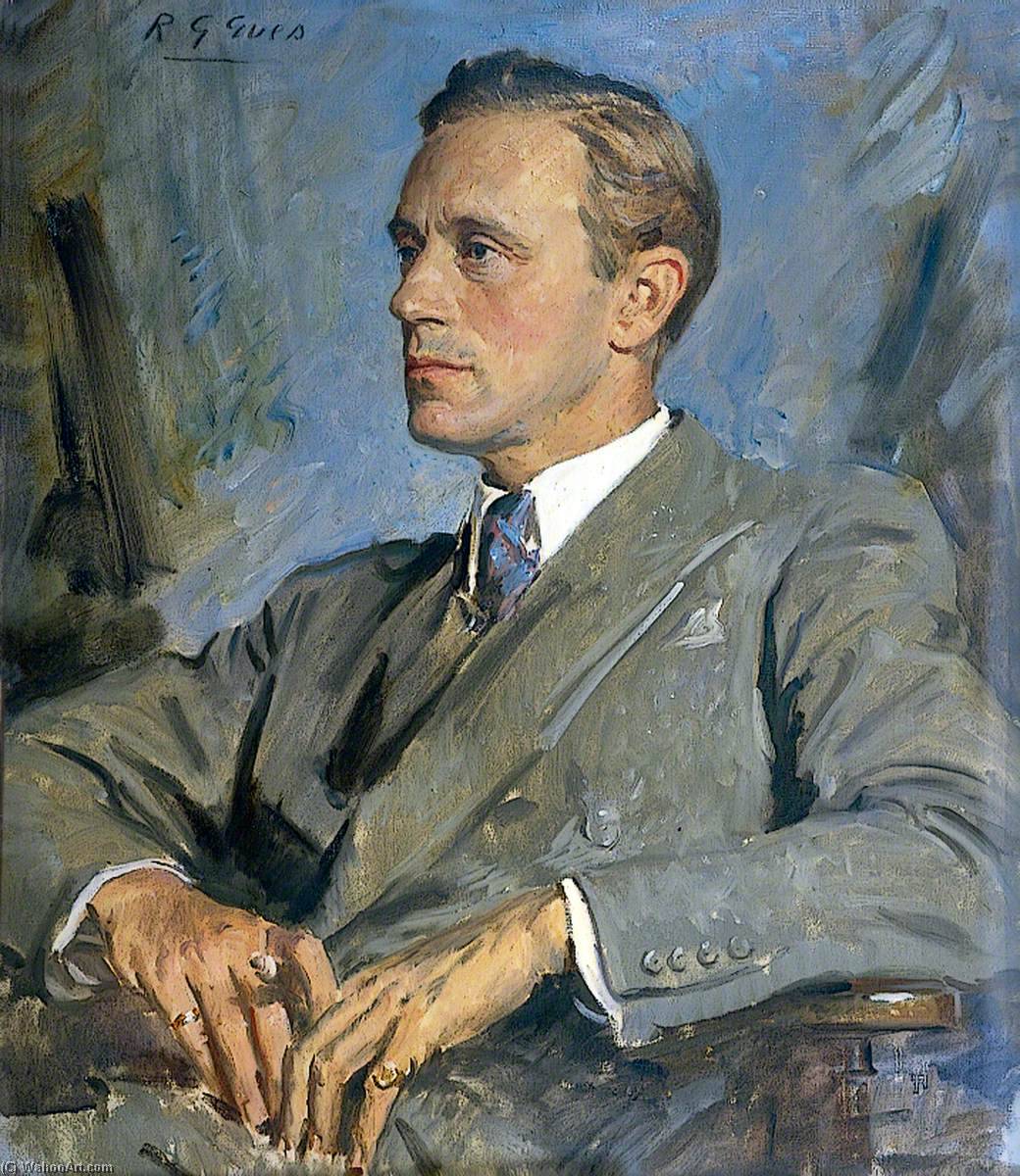 Wikioo.org - The Encyclopedia of Fine Arts - Painting, Artwork by Reginald Grenville Eves - Leslie Howard (1893–1943)