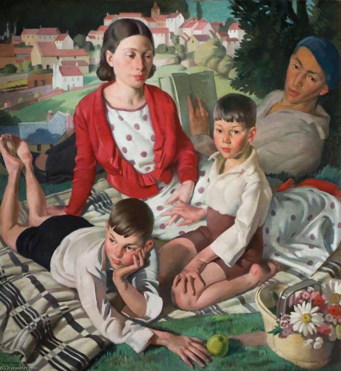 WikiOO.org - אנציקלופדיה לאמנויות יפות - ציור, יצירות אמנות Bernard Fleetwood Walker - The Family