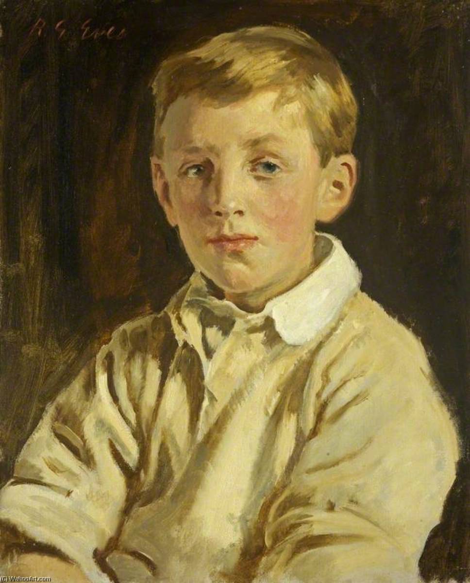 Wikioo.org - The Encyclopedia of Fine Arts - Painting, Artwork by Reginald Grenville Eves - George Edward Dutton (b.1912), as a Boy