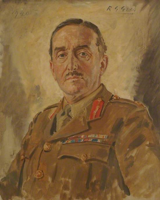 Wikioo.org - The Encyclopedia of Fine Arts - Painting, Artwork by Reginald Grenville Eves - Lieutenant General Sir Alan Brooke (1883–1963), KCB, DSO