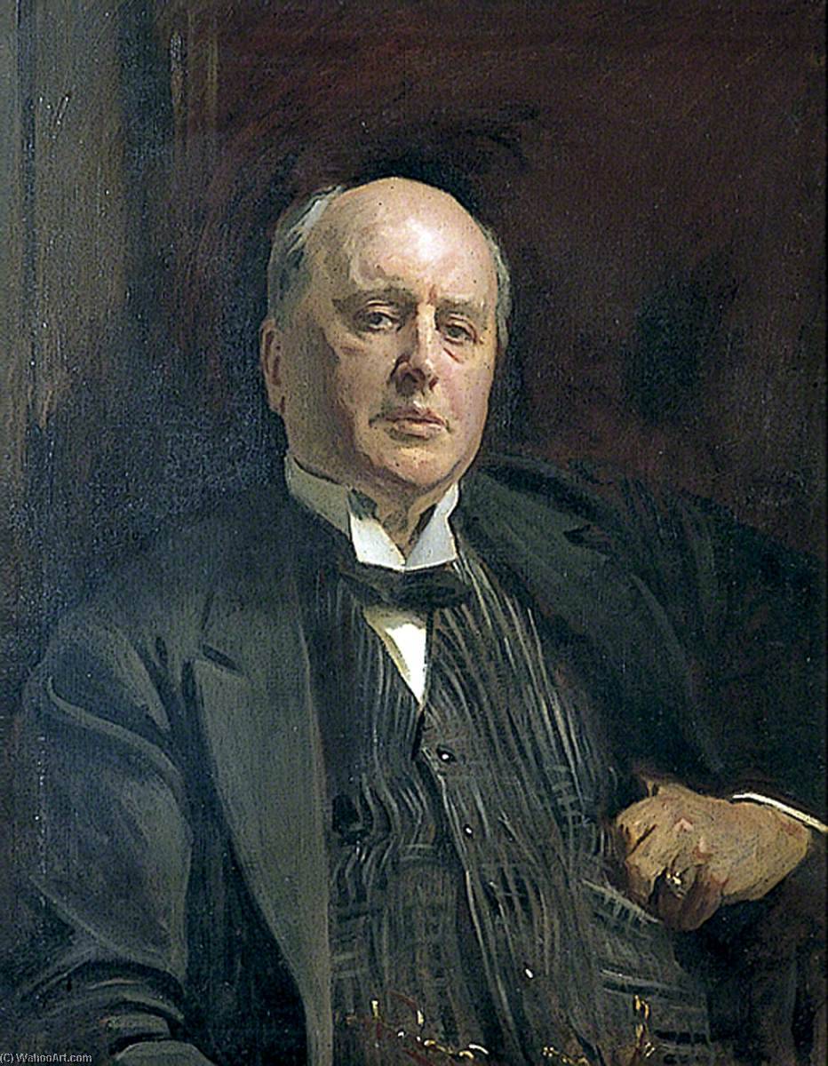Wikioo.org - The Encyclopedia of Fine Arts - Painting, Artwork by Reginald Grenville Eves - Henry James (after John Singer Sargent)