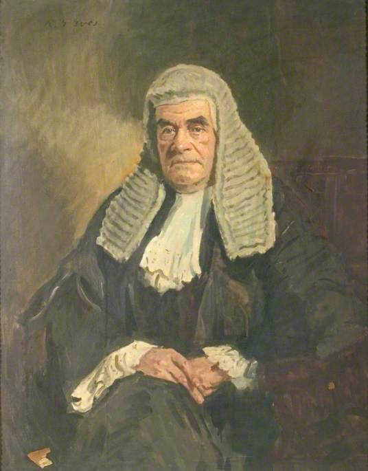 Wikioo.org - The Encyclopedia of Fine Arts - Painting, Artwork by Reginald Grenville Eves - Portrait of a Judge