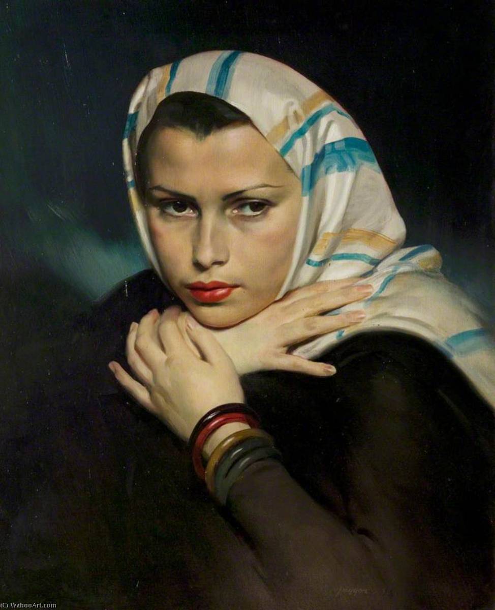WikiOO.org - Encyclopedia of Fine Arts - Maleri, Artwork David Jagger - Jewish Refugee, Vienna