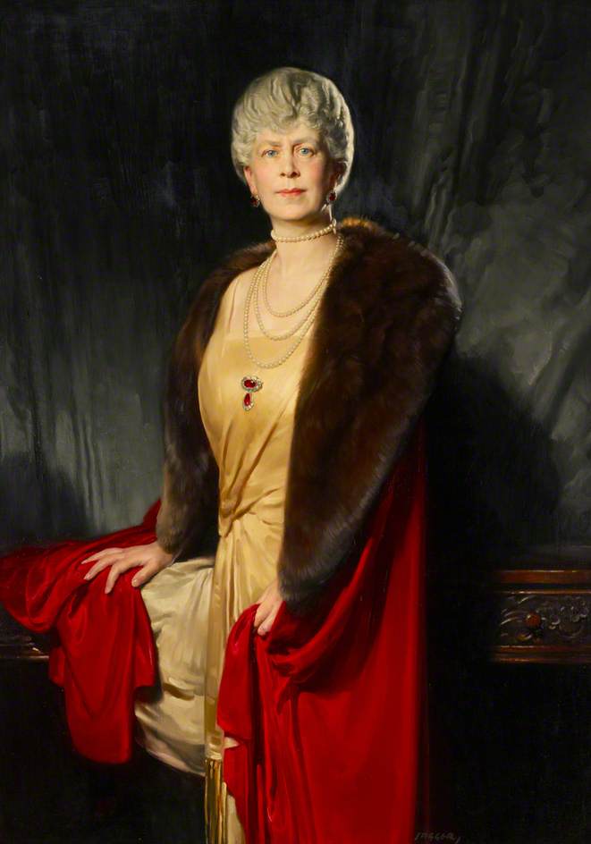 Wikioo.org - The Encyclopedia of Fine Arts - Painting, Artwork by David Jagger - HRH Queen Mary (1867–1953)