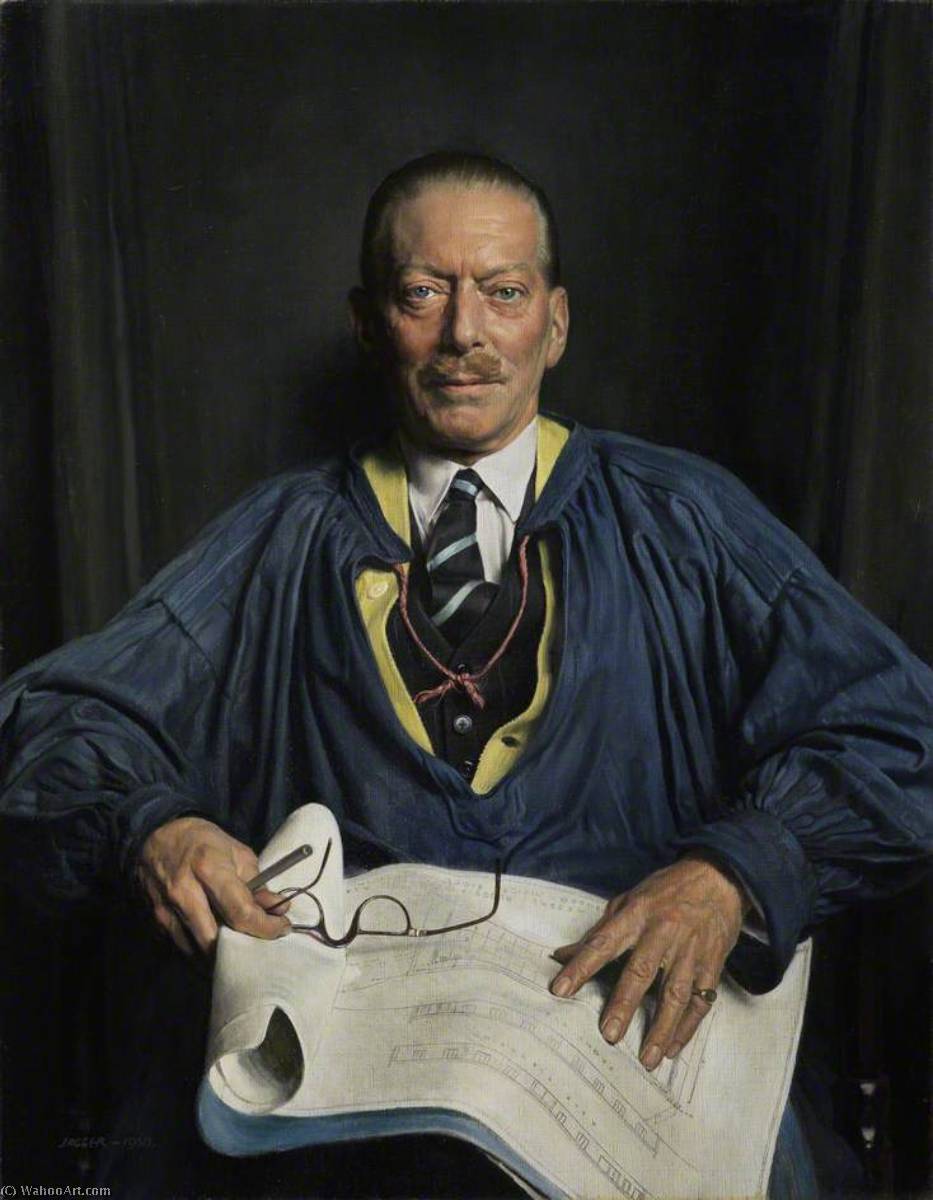 Wikioo.org - The Encyclopedia of Fine Arts - Painting, Artwork by David Jagger - Michael Theodore Waterhouse (1888–1968), CBE, PRIBA