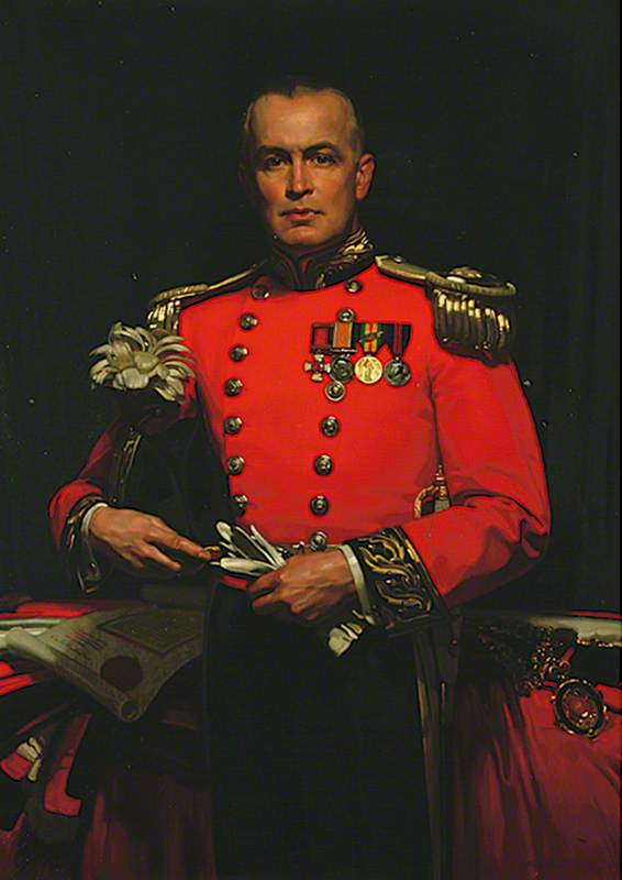 Wikioo.org - The Encyclopedia of Fine Arts - Painting, Artwork by David Jagger - Alderman Lieutenant Colonel Roland Vaughan Gwynne, DSO, DL, JP, Mayor of Eastbourne (1928–1931)