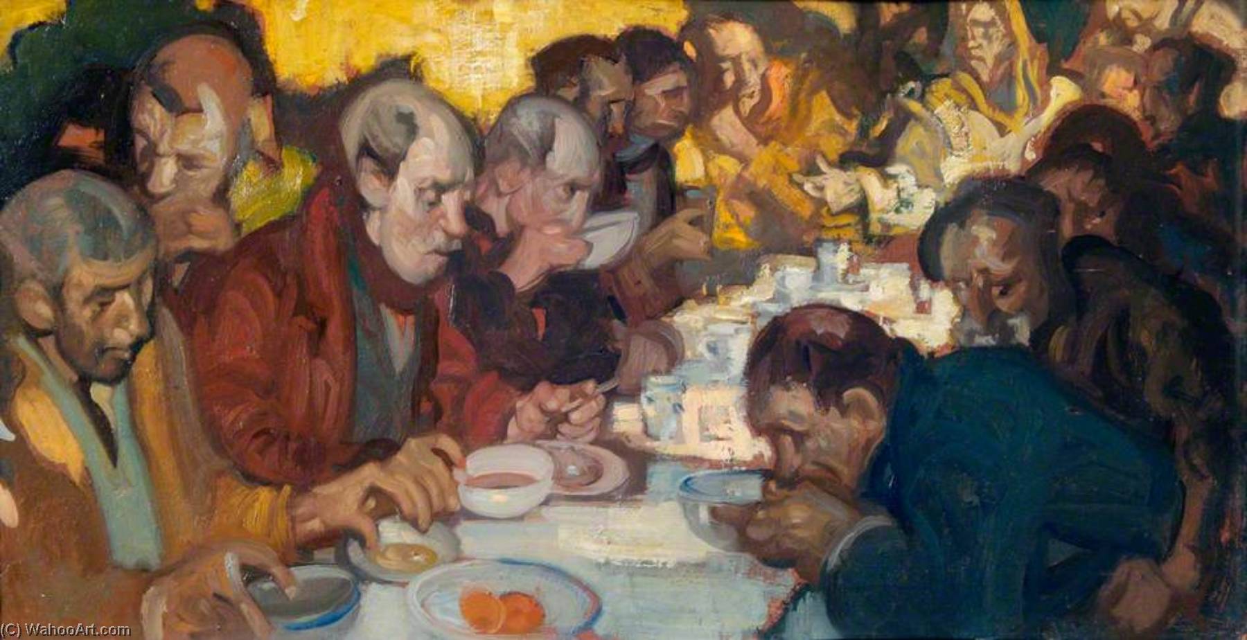 Wikioo.org - The Encyclopedia of Fine Arts - Painting, Artwork by Frank William Brangwyn - The Last Supper