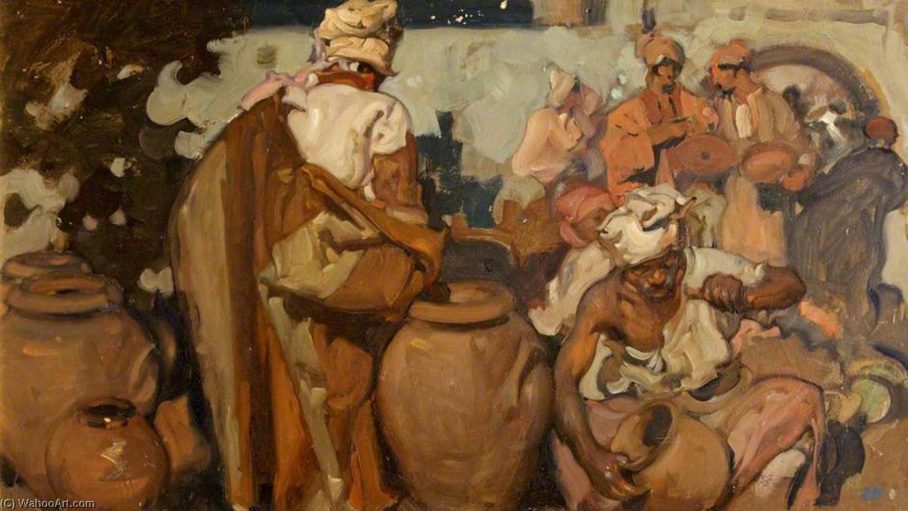 Wikioo.org - The Encyclopedia of Fine Arts - Painting, Artwork by Frank William Brangwyn - The Potter