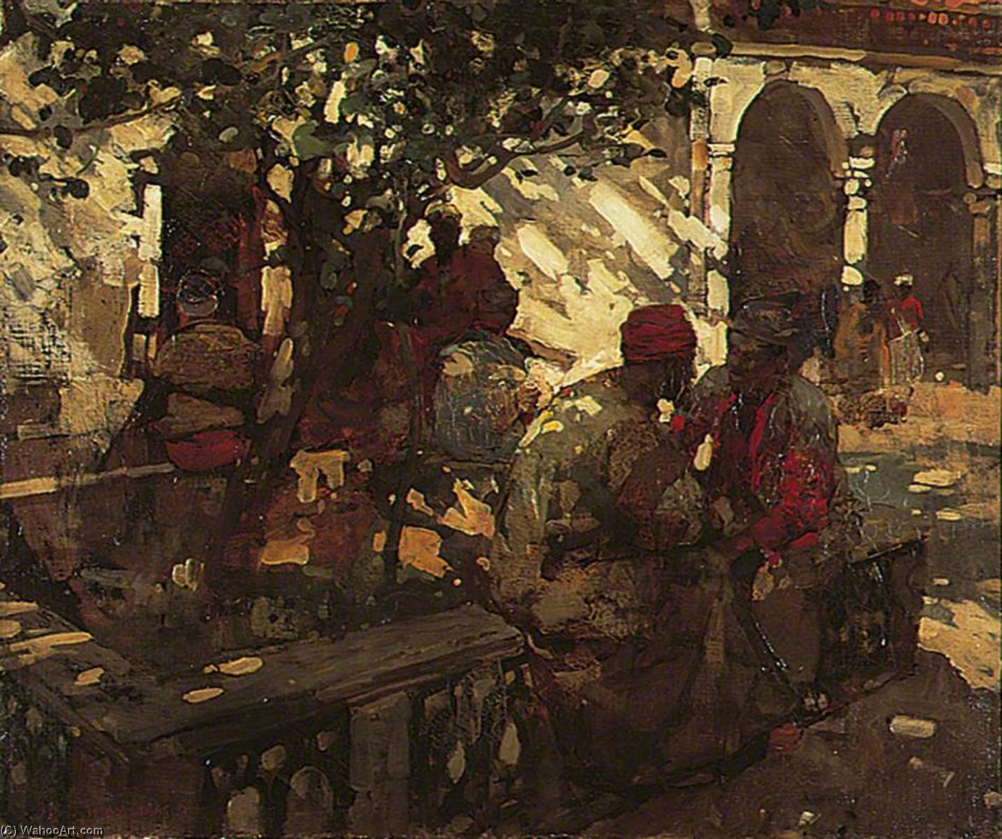 Wikioo.org - The Encyclopedia of Fine Arts - Painting, Artwork by Frank William Brangwyn - Shade