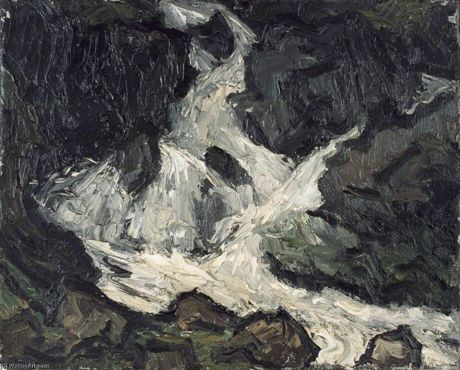 Wikioo.org - The Encyclopedia of Fine Arts - Painting, Artwork by John Kyffin Williams - Mountain Torrent