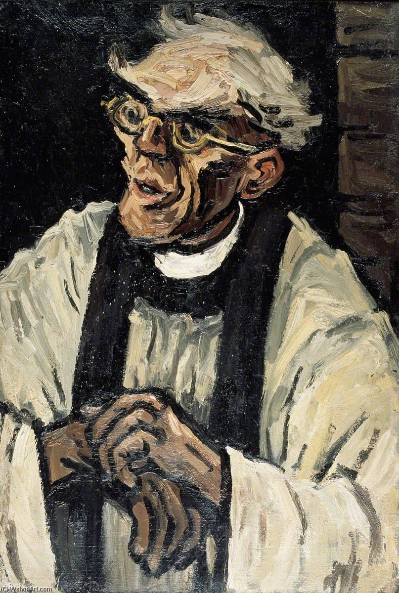 Wikioo.org - The Encyclopedia of Fine Arts - Painting, Artwork by John Kyffin Williams - The Cleric