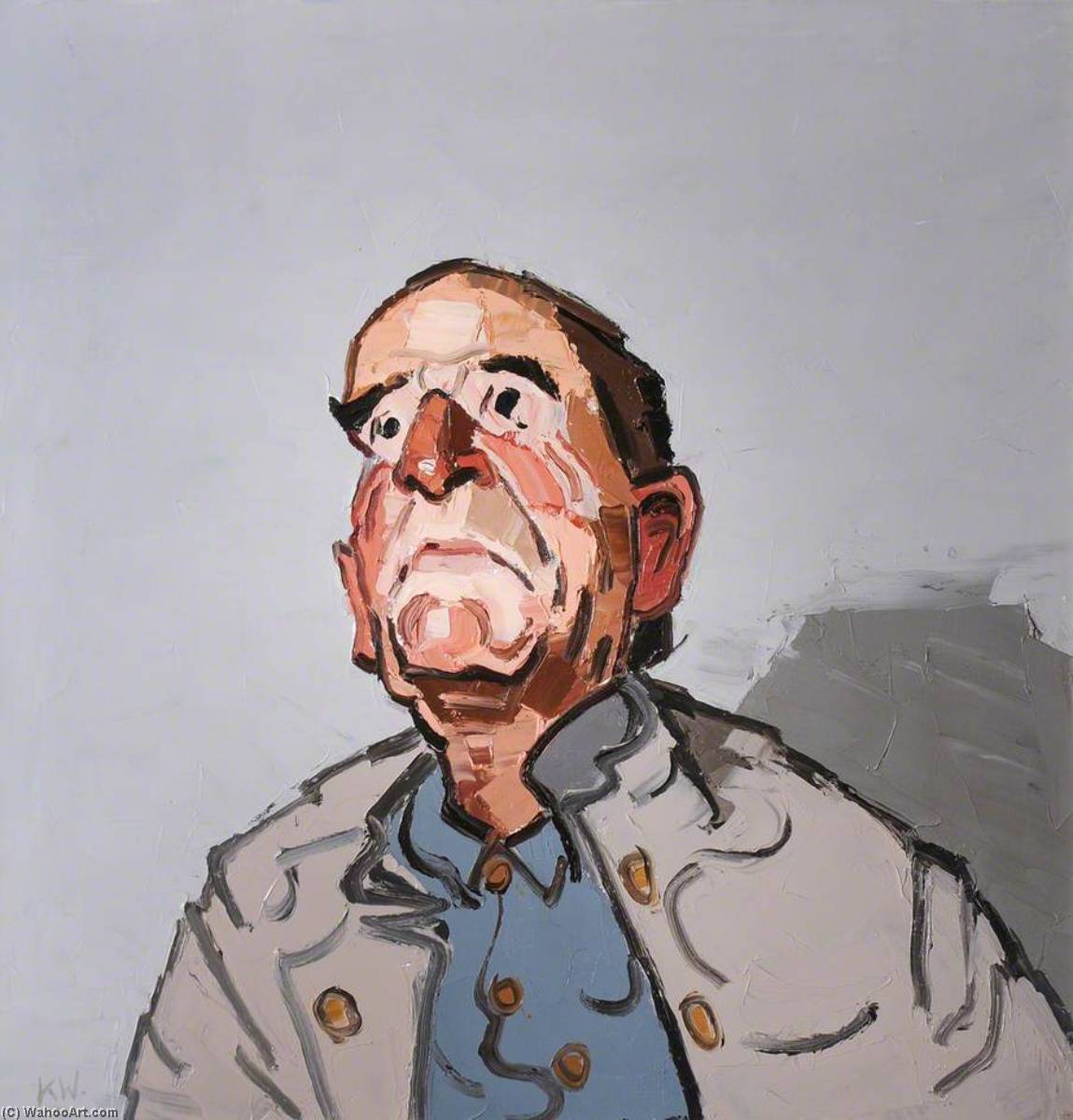 Wikioo.org - The Encyclopedia of Fine Arts - Painting, Artwork by John Kyffin Williams - Evan Roberts (1909–1991)
