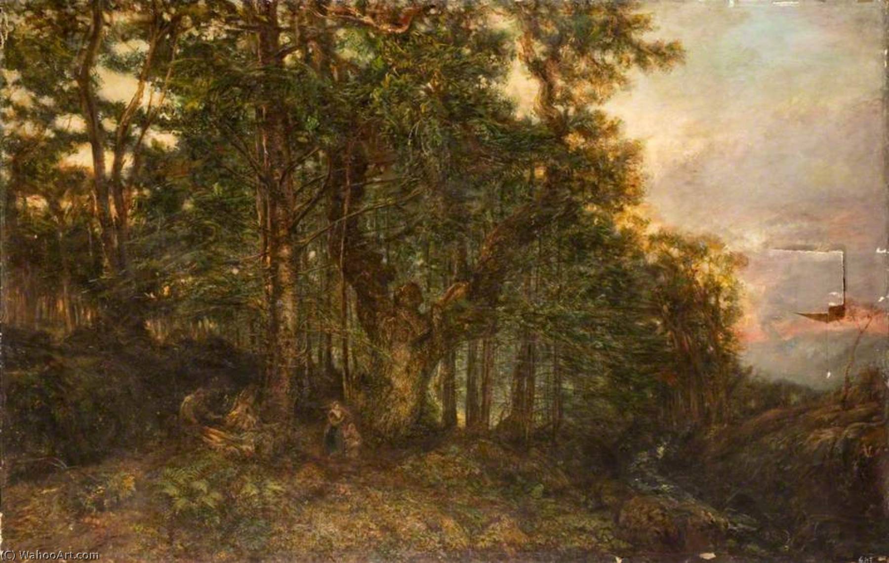 Wikioo.org - The Encyclopedia of Fine Arts - Painting, Artwork by Henry Mark Anthony - A Larch Forest