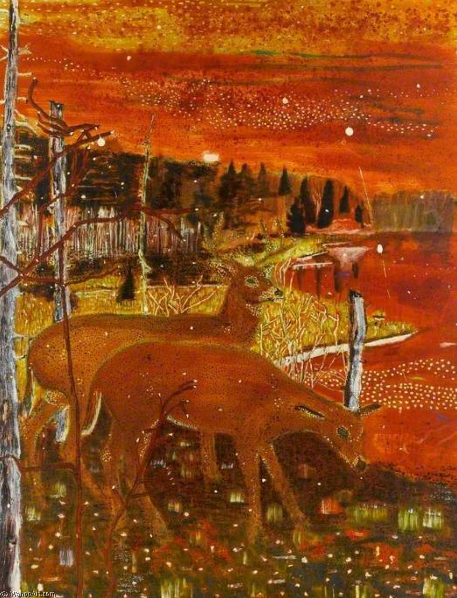 Wikioo.org - The Encyclopedia of Fine Arts - Painting, Artwork by Peter Doig - Red Deer