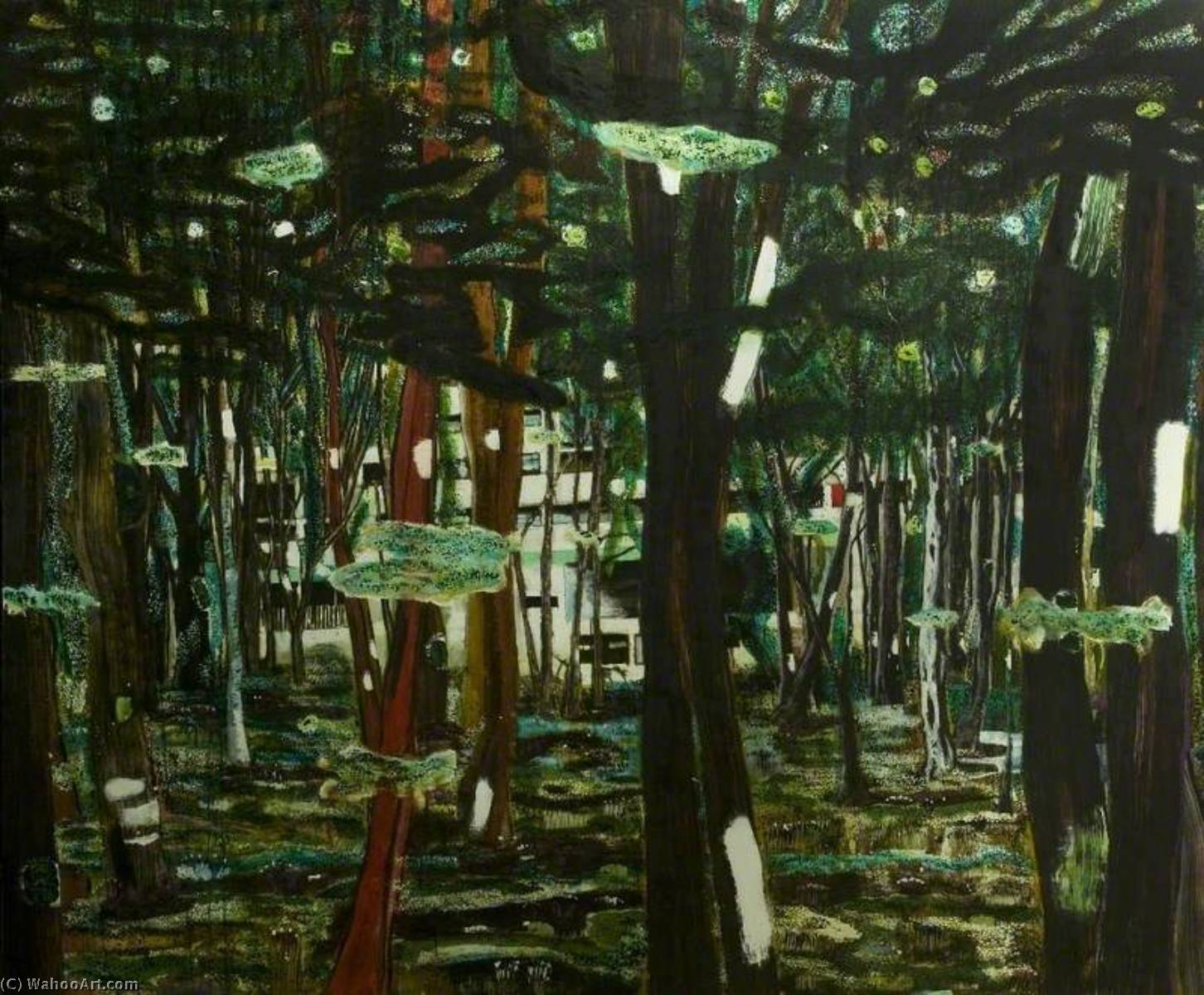 Wikioo.org - The Encyclopedia of Fine Arts - Painting, Artwork by Peter Doig - Concrete Cabin