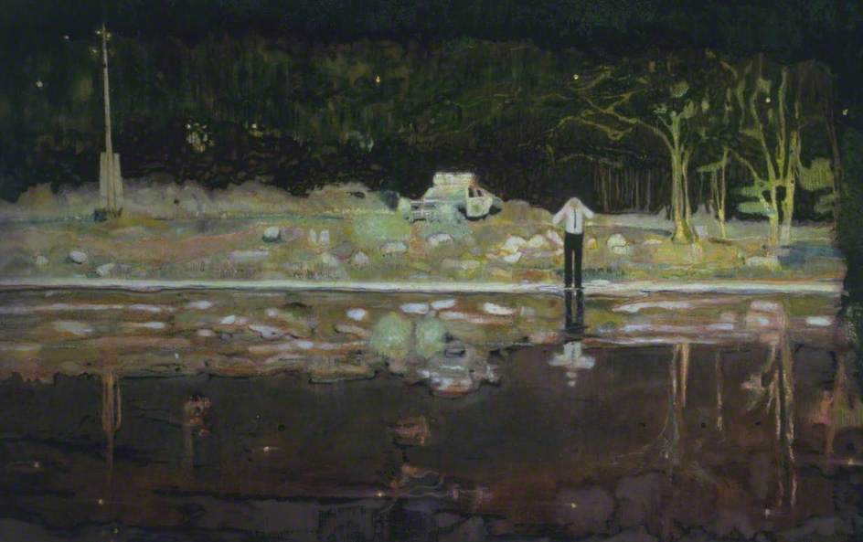 Wikioo.org - The Encyclopedia of Fine Arts - Painting, Artwork by Peter Doig - Echo Lake