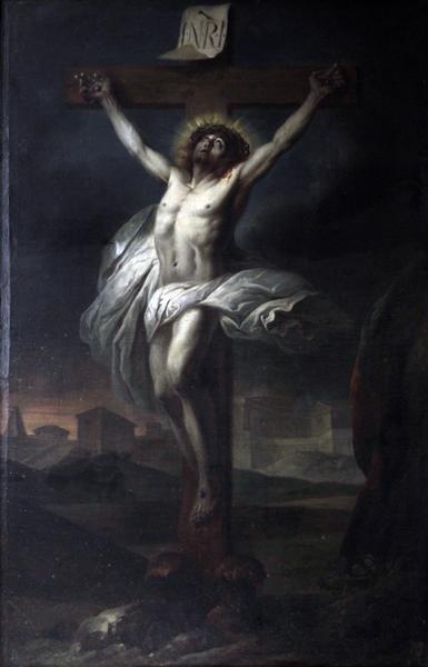 WikiOO.org - Encyclopedia of Fine Arts - Maleri, Artwork Jacques Gamelin - Christ expirant