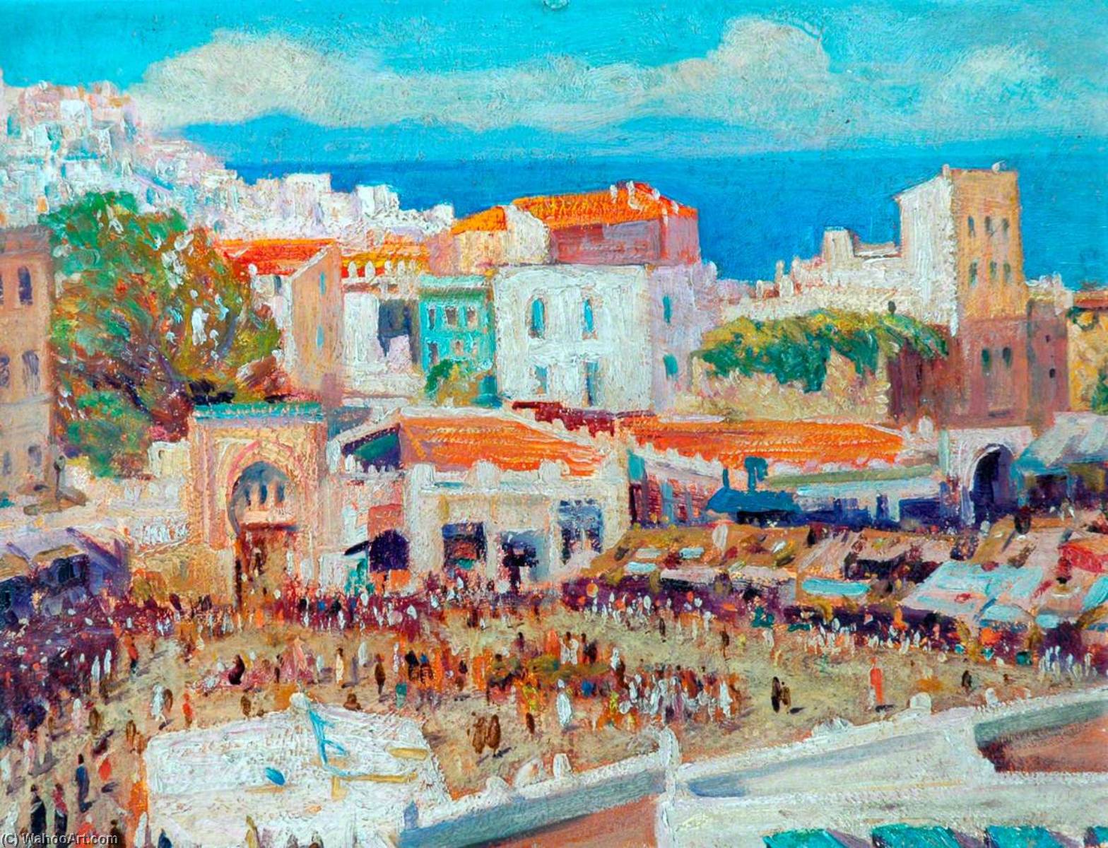 Wikioo.org - The Encyclopedia of Fine Arts - Painting, Artwork by Christopher Williams - Grand Socco, Tangier