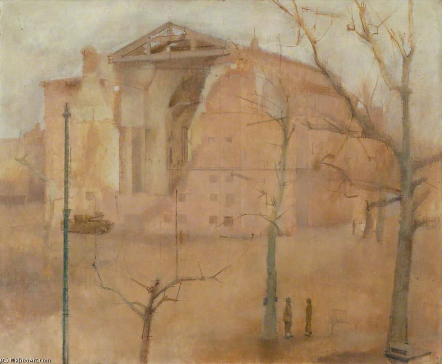 WikiOO.org - Encyclopedia of Fine Arts - Lukisan, Artwork William Menzies Coldstream - Rimini, the Opera House