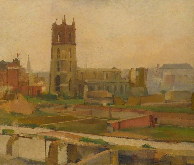 Wikioo.org - The Encyclopedia of Fine Arts - Painting, Artwork by William Menzies Coldstream - Cripplegate