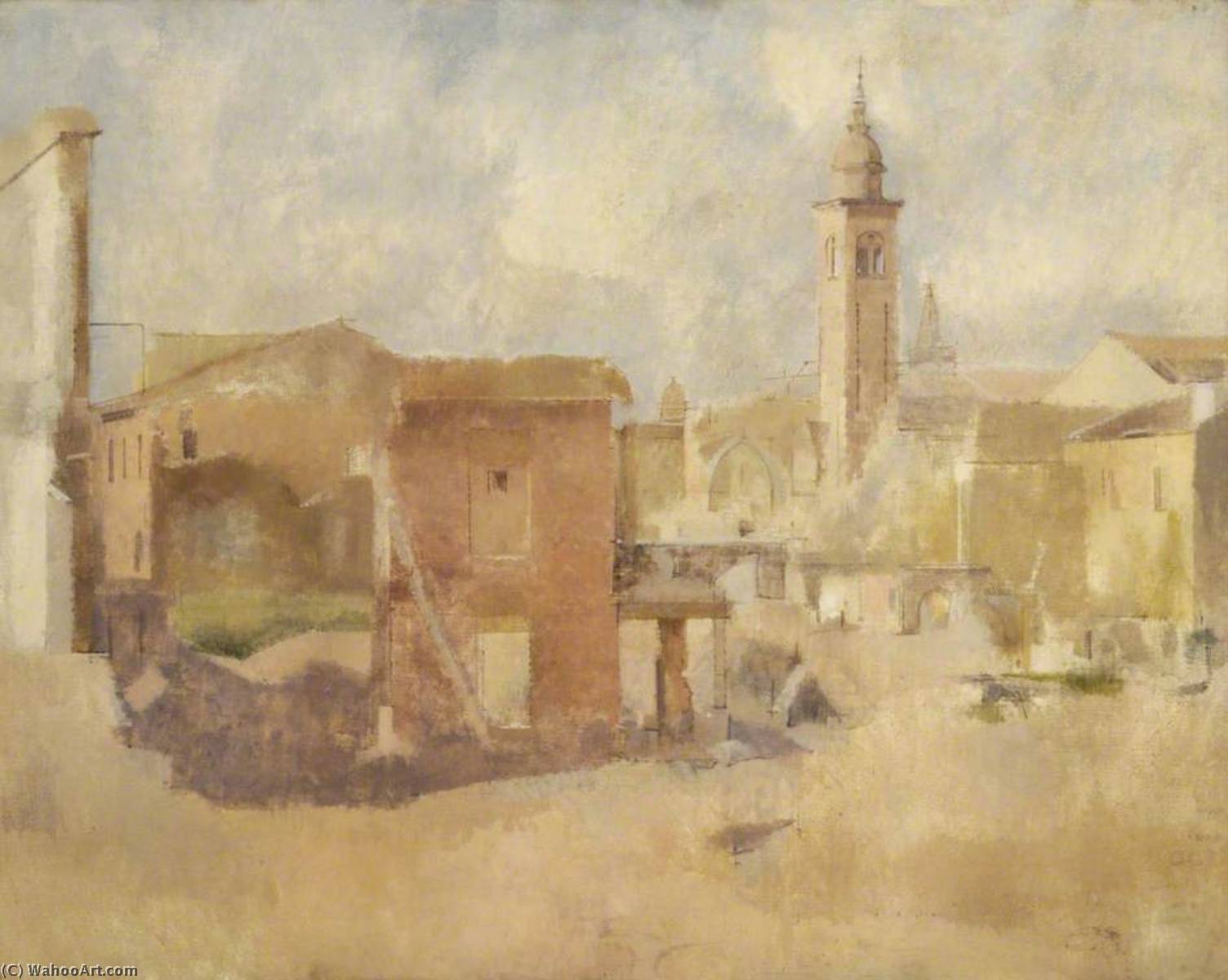 Wikioo.org - The Encyclopedia of Fine Arts - Painting, Artwork by William Menzies Coldstream - Rimini, Italy