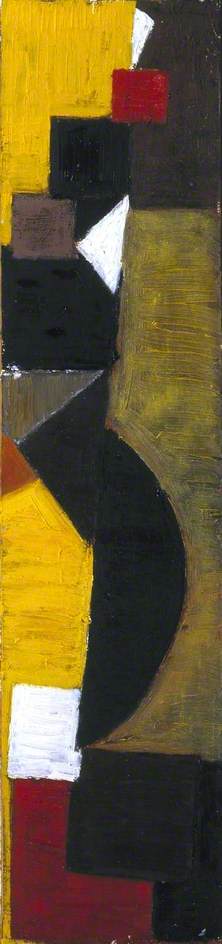 WikiOO.org - Encyclopedia of Fine Arts - Schilderen, Artwork Terry Frost - Brown and Yellow