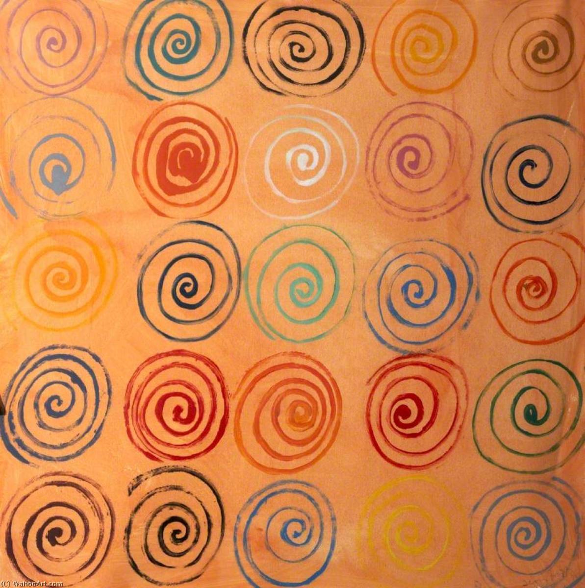 Wikioo.org - The Encyclopedia of Fine Arts - Painting, Artwork by Terry Frost - Arizona Spirals