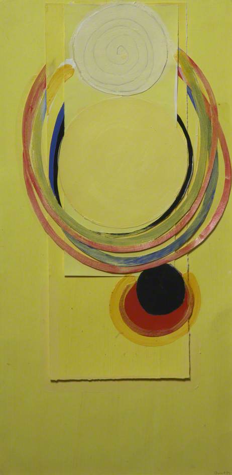 WikiOO.org - Enciklopedija dailės - Tapyba, meno kuriniai Terry Frost - Yellow Suspended Form