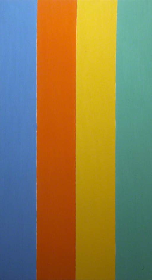 Wikioo.org - Bách khoa toàn thư về mỹ thuật - Vẽ tranh, Tác phẩm nghệ thuật Terry Frost - Timberain (triptych, centre panel)
